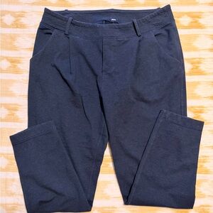 LULULEMON Womens Pants Casual Navy Jogger Slim Tapered 4-Pocket High Rise Sz 10